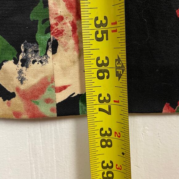 Talbots Women's Black Pink Cotton Stretch Sleeveless V-neck Sheath Dress Size 6 - Picture 11 of 11